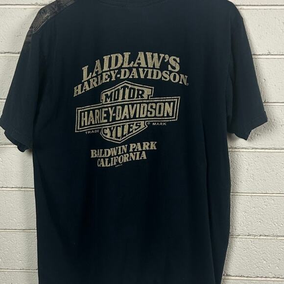 Harley-Davidson Baldwin Park California Black Tee size M - Picture 6 of 8